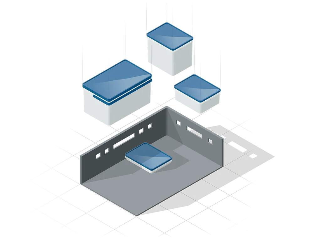 Trays for E2 boxes