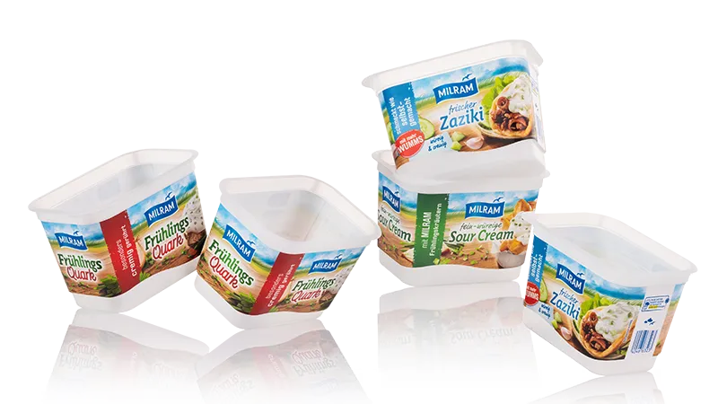 Milrambecher mit 3 Sorten