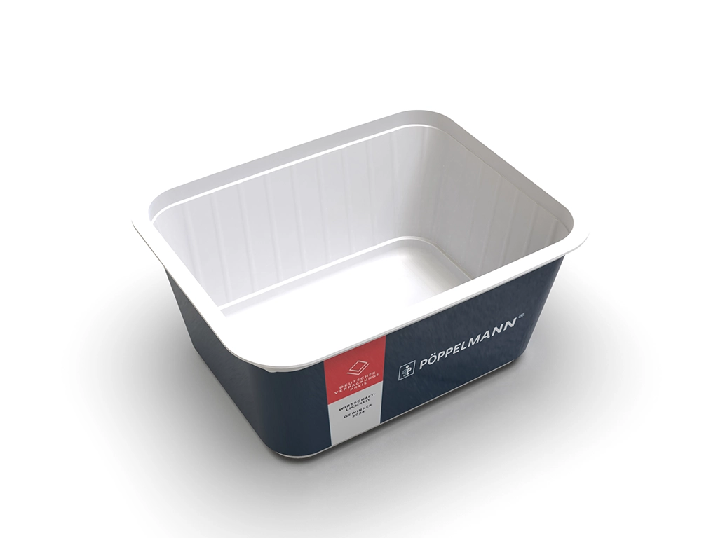 Rechteckbecher-240ml für Visu