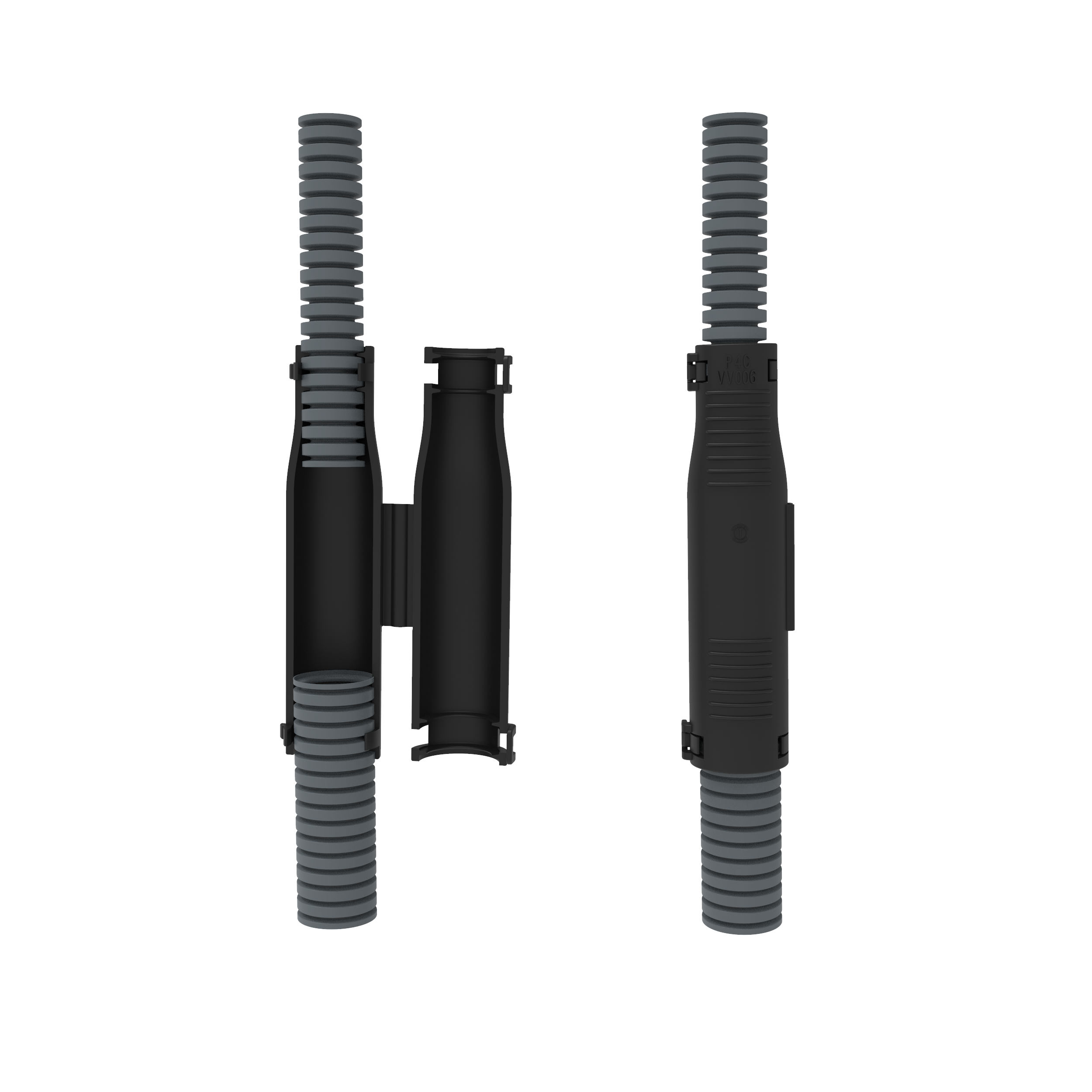 Kabelmanagement Wellrohrverteiler  A-Verteiler